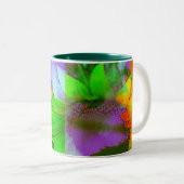 マグのコーヒー・マグの多彩のヒマワリ ツートーンマグカップ (正面右)