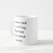 マグのジャーマン・シェパードの子犬そして発言 コーヒーマグカップ (正面左)