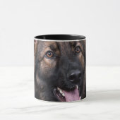 マグのジャーマン・シェパード犬のアルザス人 マグカップ (中央)