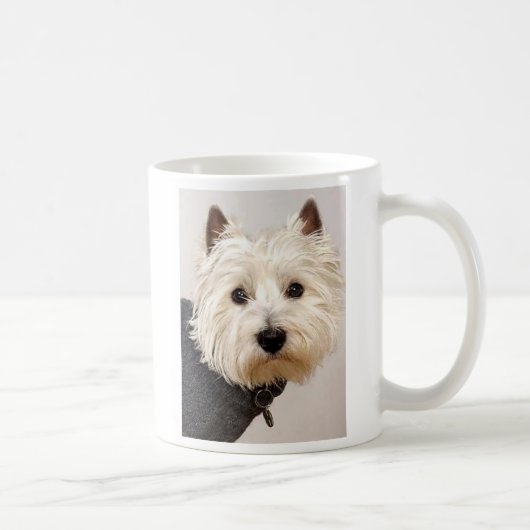 マグのセーターのWestie コーヒーマグカップ (右)