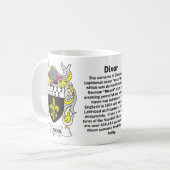 マグのディクソンの家紋 コーヒーマグカップ (正面左)