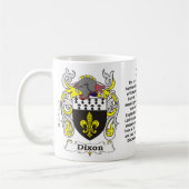 マグのディクソンの家紋 コーヒーマグカップ (左)