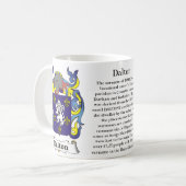 マグのドルトン、起源および意味 コーヒーマグカップ (正面左)