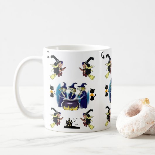 マグのハロウィーン コーヒーマグカップ (ドーナツ)