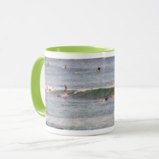 マグのハワイにサーファーのヴィンテージのスタイルを作ること マグカップ (正面左)