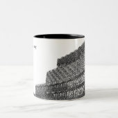 マグのバーミンガムの図書館 ツートーンマグカップ (中央)