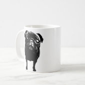 マグのパグ コーヒーマグカップ (正面左)