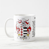 マグのマルチネーゼの家紋 コーヒーマグカップ (左)