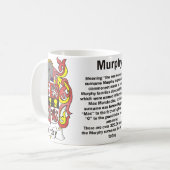 マグのマーフィーの家紋 コーヒーマグカップ (正面左)