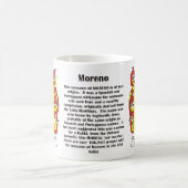 マグのモレノの家紋 コーヒーマグカップ (中央)