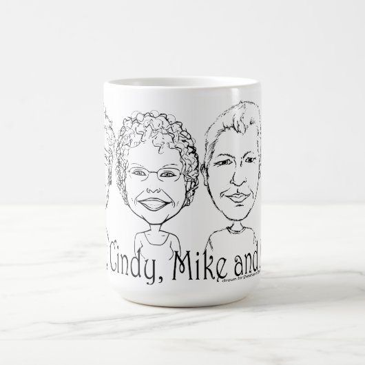 マグのユーモアのあるなコップのデザインのための私達の4つのマグ コーヒーマグカップ (中央)