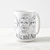 マグのユーモアのあるなコップのデザインのための私達の4つのマグ コーヒーマグカップ (正面右)