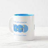 マグのロゴの雑誌 ツートーンマグカップ (正面左)