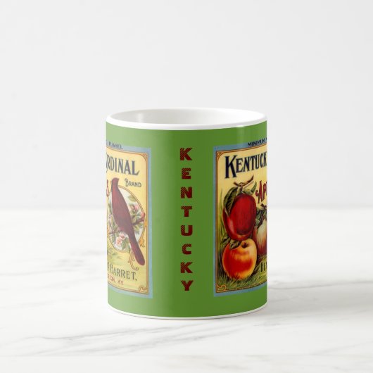 マグのヴィンテージのケンタッキー基本的なHENDERSON APPLEのADV コーヒーマグカップ (中央)