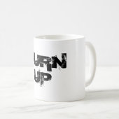 マグの上で回して下さい コーヒーマグカップ (正面右)