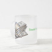 マグの上のそれを積み重ねて下さい フロストグラスマグカップ (正面左)