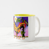 マグの上の明るい側面 ツートーンマグカップ (正面右)