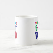 マグの世界で最も最高のなパパ コーヒーマグカップ (中央)