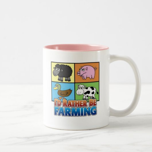 マグの二つのイメージT ツートーンマグカップ (右)