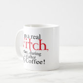 マグの半分のコーヒー魔法使い コーヒーマグカップ (正面左)