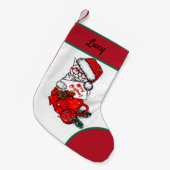 マグの可愛い猫 スモールクリスマスストッキング (正面 (吊り時))
