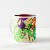 マグの層 ツートーンマグカップ (正面左)