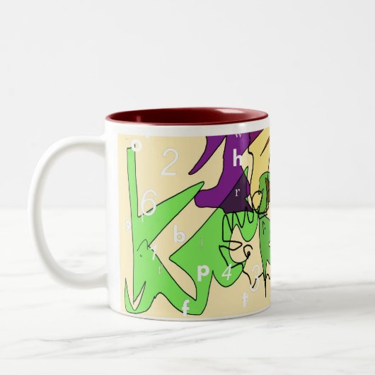 マグの層 ツートーンマグカップ (左)