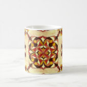 マグの敷物のデザイン3 コーヒーマグカップ (中央)