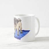 マグの敷物のNo.98パグ コーヒーマグカップ (正面右)