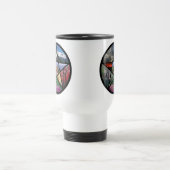 マグの星形五角形のコラージュ トラベルマグ (中央)