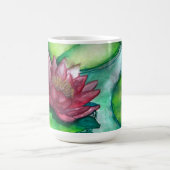 マグの水色の芸術 コーヒーマグカップ (中央)