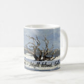 マグの流木のビーチのJekyllの島GAリゾートのカスタム コーヒーマグカップ (正面右)