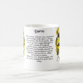 マグの焼跡の家紋 コーヒーマグカップ (中央)