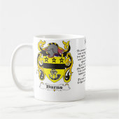 マグの焼跡の家紋 コーヒーマグカップ (左)