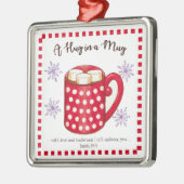 マグの聖なる書物、経典のクリスマスの抱擁 メタルオーナメント (左)