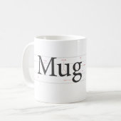 "マグの解剖学"のマグ コーヒーマグカップ (正面左)
