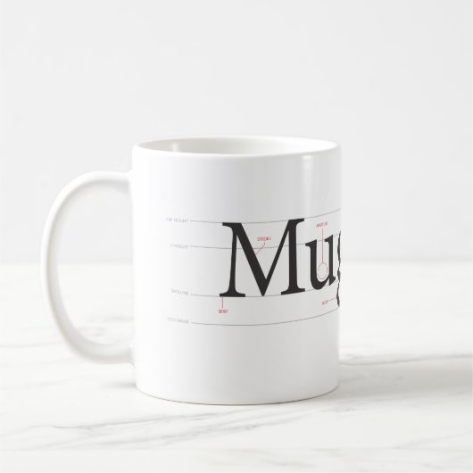 "マグの解剖学"のマグ コーヒーマグカップ (左)