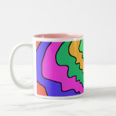 マグの顔reflections1 ツートーンマグカップ (左)