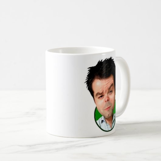 マグの風刺漫画3D コーヒーマグカップ (正面右)