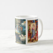マグの飼い葉桶のクリスマス場面 コーヒーマグカップ (正面右)