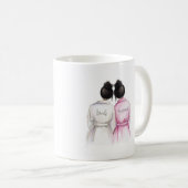 マグの黒いパンの花嫁の黒のパンBmありがとう コーヒーマグカップ (正面右)