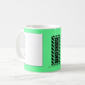 マグの黒いランディのアーケードDangerhouse コーヒーマグカップ (正面左)