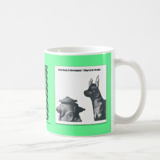 マグの黒いランディのアーケードDangerhouse コーヒーマグカップ