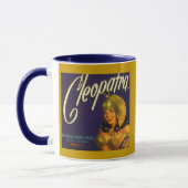 マグの~のヴィンテージのCLEOPATRAの柑橘類の木枠のラベル! マグカップ (左)