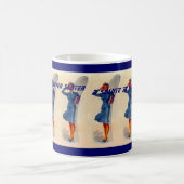 マグの~の搭乗員はスティーブンのスレート工に挨拶します コーヒーマグカップ (中央)