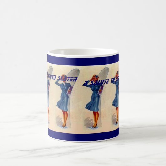 マグの~の搭乗員はスティーブンのスレート工に挨拶します コーヒーマグカップ (中央)