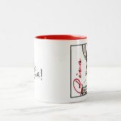 マグの「DIVA」!ツートーンコーヒーマグ ツートーンマグカップ (中央)