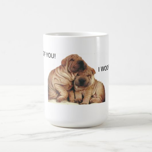 マグの~ IのWOOF コーヒーマグカップ (中央)