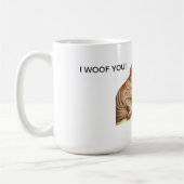 マグの~ IのWOOF コーヒーマグカップ (左)
