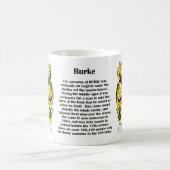 マグのBurkeの家紋 コーヒーマグカップ (中央)